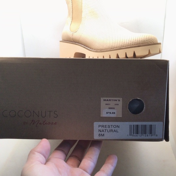 Coconuts by Matisse Footwear Womens Preston Chunky Chelsea Boot- Natural - Picture 9 of 9